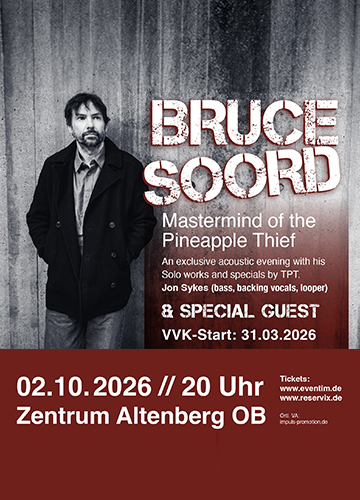 Bruce Soord live in Oberhausen