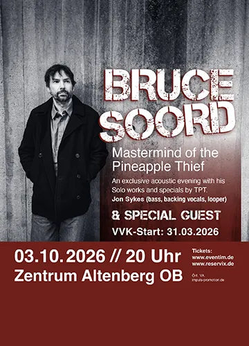 Bruce Soord live in Oberhausen